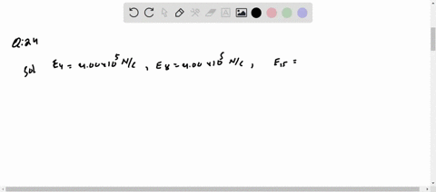 three-charges-are-placed-on-three-corners-of-a-square-as-shown-in-fig-24-6-each-side-of-the-square-2