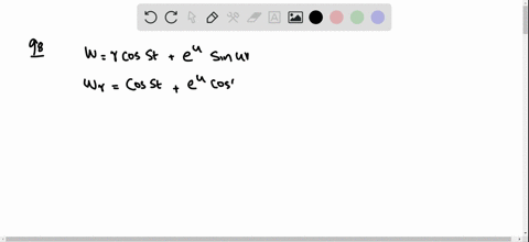 find-the-indicated-partial-derivatives-beginarraylwr-cos-s-teu-sin-u-r-partial-w-partial-r-partial-w