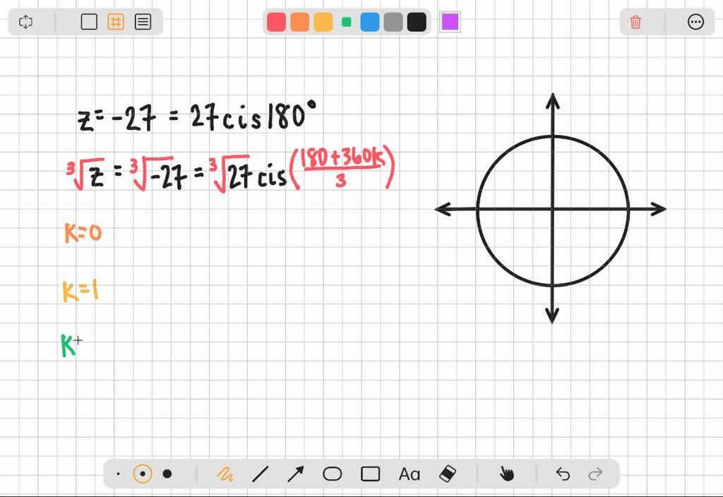solved-a-find-the-three-cube-roots-of-27-i-b-sketch-these