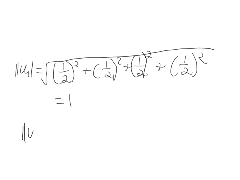 consider-the-vectors-vecu_1leftbeginarrayl-1-2-1-2-1-2-1-2-endarrayright-quad-vecu_2leftbeginarray-2