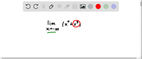 15-38-find-the-limit-or-show-that-it-does-not-exist-lim-_x-rightarrow-inftyleftx4x5right