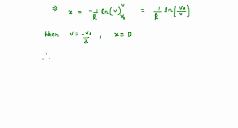 a-test-projectile-is-fired-horizontally-into-a-viscous-liquid-with-a-velocity-v_0-the-retarding-forc