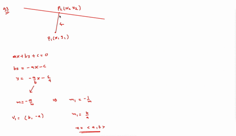 show-that-the-distance-between-the-point-leftx_1-y_1right-and-the-line-a-xb-yc0-is-distance-fracleft