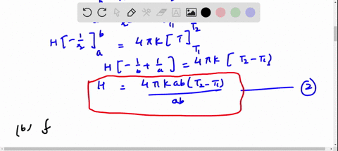 a-a-spherical-shell-has-inner-and-outer-radii-a-and-b-respectively-and-the-temperatures-at-the-inner