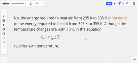 is-the-energy-required-to-heat-air-from-295-to-305-mathrmk-the-same-as-the-energy-required-to-heat-i