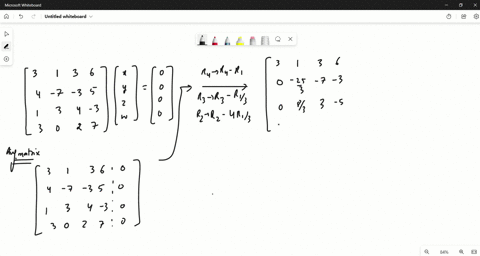 solve-the-sets-of-homogeneous-equations-by-row-reducing-the-matrix-leftbeginaligned3-xy3-z6-w-0-4-x-