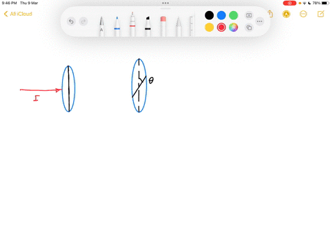 in-problem-90-what-should-be-the-angle-between-the-transmission-axes-of-the-polarizers-for-one-tenth