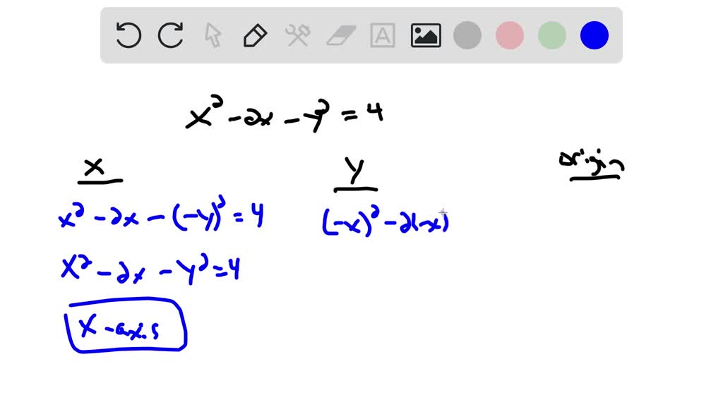 Solved:determine The Type(s) Of Symmetry (symmetry With Respect To The 