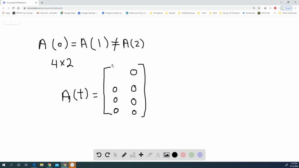 SOLVED:Given an example of a matrix function of the specified form ...