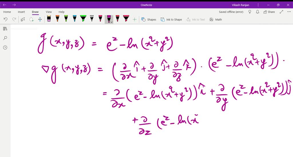 Find the gradient fields of the functions. g(x, y, z)=e^z-ln(x^2+y^2 ...