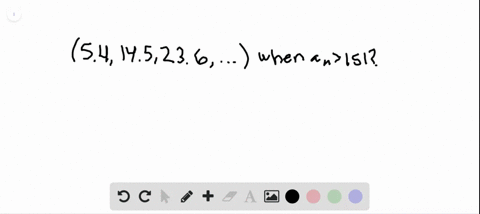 at-which-term-does-the-sequence-54145236-ldots-exceed-151