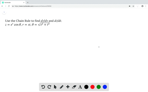 Solved Use The Chain Rule To Find Dz Dt Or Dw Dt W Ln X 2 Y 2 Z 2 X Sint Y Cost Z Tant