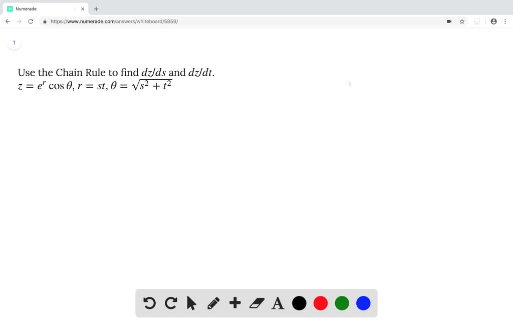 Solved Use The Chain Rule To Find Dz Ds And Dz Dt