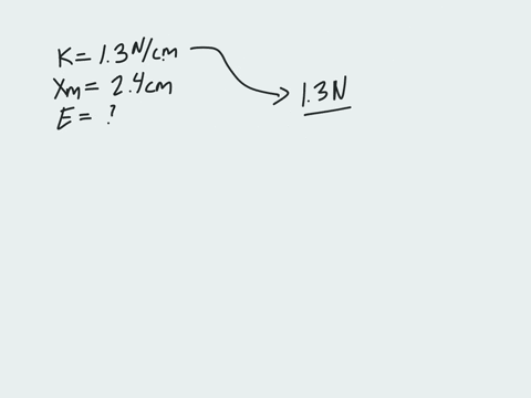 find-the-mechanical-energy-of-a-block-spring-system-with-a-spring-constant-of-13-mathrmn-mathrmcm-an