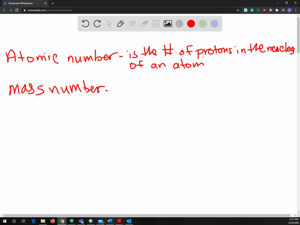 explain the distinction between atomic mass and atomic number