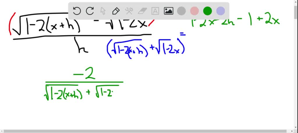 SOLVED:Difference quotients Simplify the difference quotients (f(x+h)-f ...