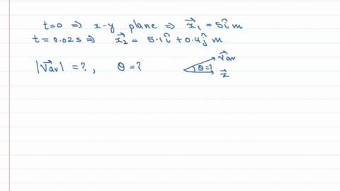 at-time-t0-the-position-vector-of-a-particle-moving-in-the-x-y-plane-is-5-hati-mathrmm-by-time-t002-