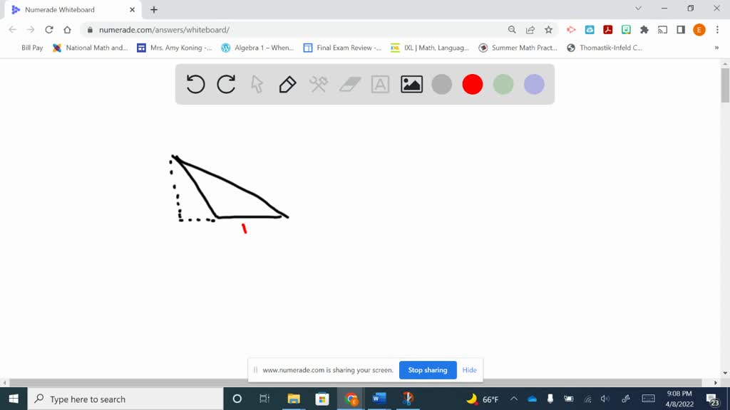 SOLVED:Label The Height With H And The Base With B, As Shown In The Figure.