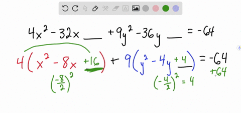 exer-1-14-find-the-vertices-and-foci-of-the-ellipse-sketch-its-graph-showing-the-foci-4-x29-y2-32-x-