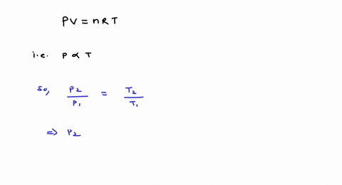 the-temperature-of-a-gas-at-pressure-mathrmp-and-volume-mathrmv-is-27circ-mathrmc-keeping-its-volume
