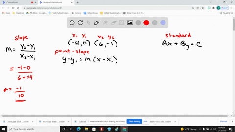 find-an-equation-of-the-line-passing-through-each-pair-of-points-write-the-equation-in-the-form-a-12