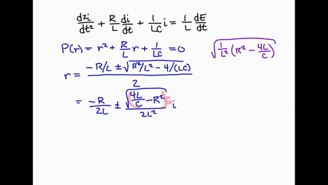 determine-the-current-in-the-general-rlc-circuit-with-r2-4-l-c-if-ete_0-e-a-t-where-e_0-a-are-consta