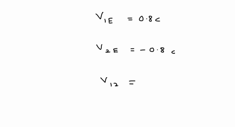 two-rocket-ships-approach-earth-from-opposite-directions-each-with-a-speed-of-08-c-relative-to-earth