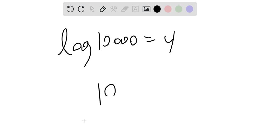 Solvedrewrite The Logarithm Equations Into Exponential Form Log100004