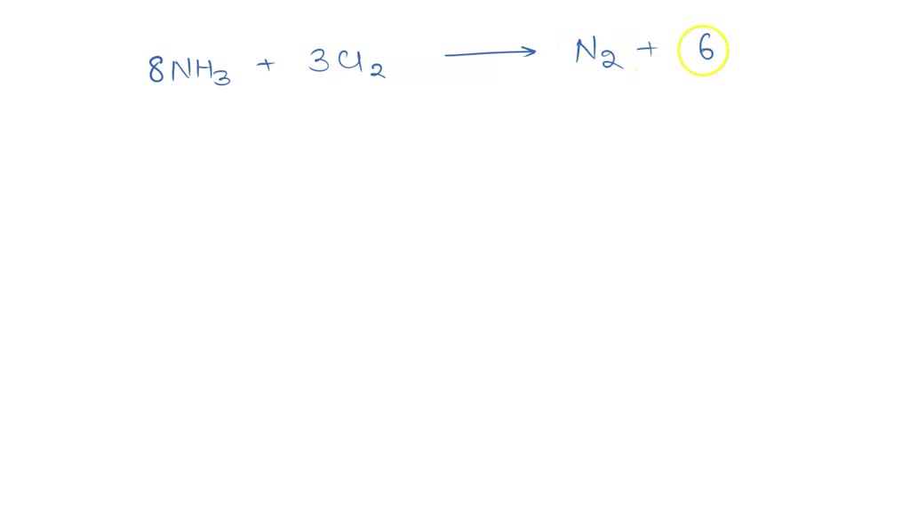 SOLVEDWhen excess of ammonia and chlorine react, nitrogen and ammonium