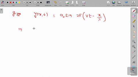 a-shw-is-represented-by-the-equation-yx-ta_0-sin-2-pileftv-t-fracxlambdaright-if-the-maximum-parti-2