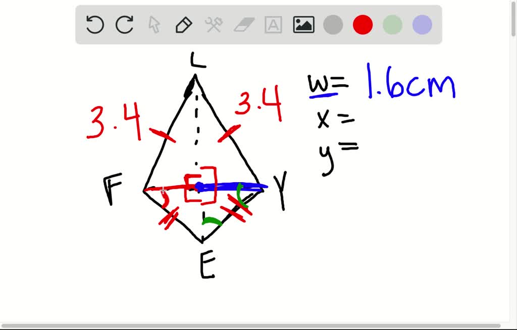 Solved Flye Is A Kite With F L L Y Find W X An