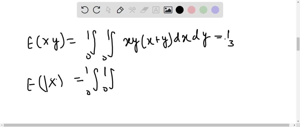 ⏩SOLVED:Find the covariance of the random variables X and Y having ...