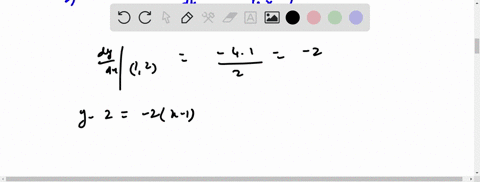 a-use-implicit-differentiation-to-find-an-equation-of-the-tangent-line-to-the-ellipse-fracx22fracy-3