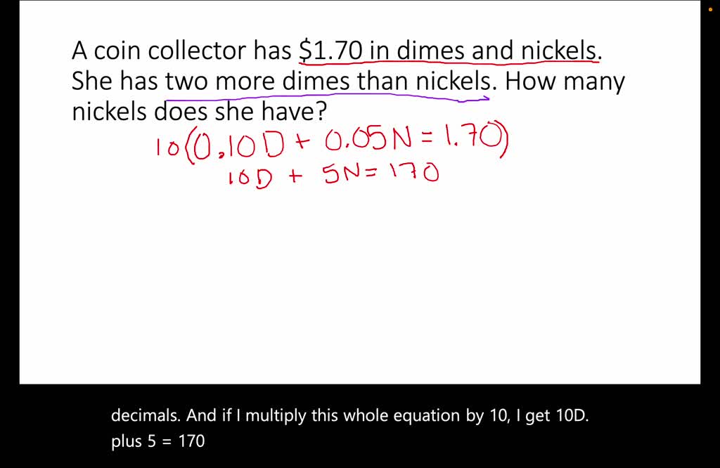 SOLVEDIf a nickel weighs 5 grams, how many nickels are there in 4
