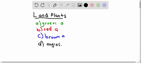 the-land-plants-are-probably-descendants-of-which-of-these-groups-a-green-algae-b-red-algae-c-brown-