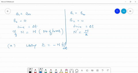a-magnetic-field-passing-through-two-coils-of-the-same-diameter-and-length-decreases-from-a-magnitud
