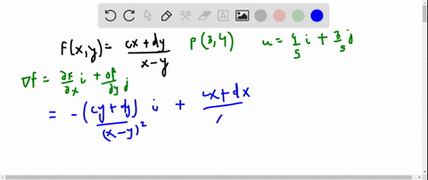 find-d_mathfraku-f-at-p-fx-yfracc-xd-yx-y-p34-mathbfufrac45-mathbfifrac35-mathbfj