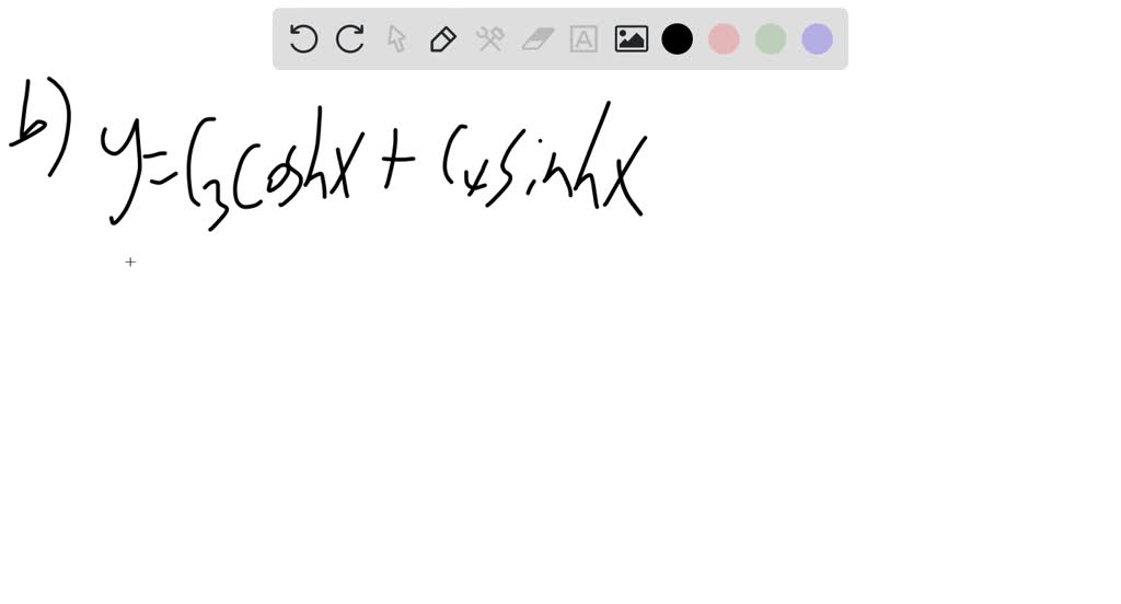 (a) Use the family in Problem 1 to find a solution of y^''-y=0 that ...