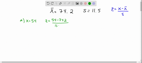 an-exam-produced-grades-with-a-mean-score-of-742-and-a-standard-deviation-of-115-find-the-z-score-fo