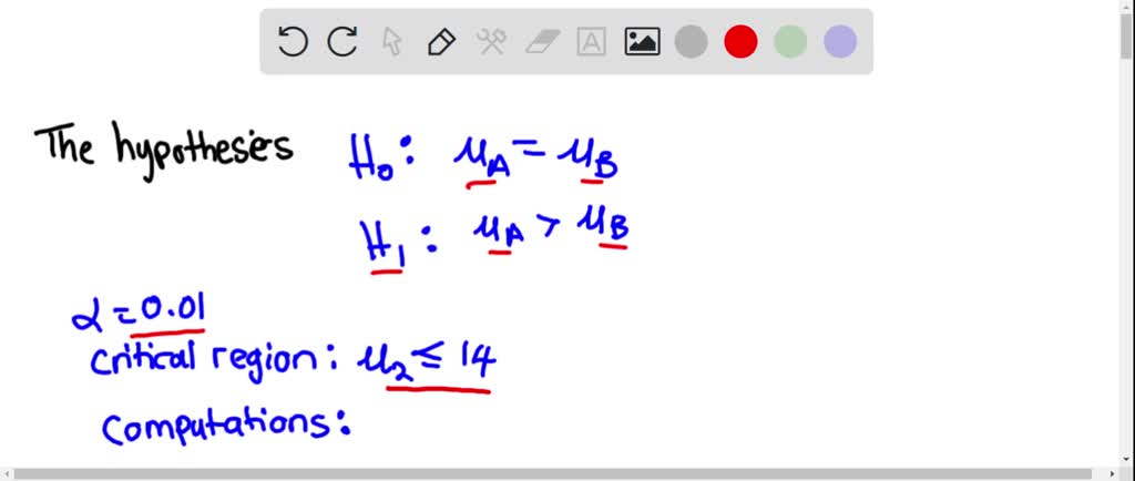 The following data represent the number of hours that two different types of scientific pocket calculators operate before a recharge: is required.
$$
\begin{array}{llllllllll}
\text { Calculator } A & & 5.5 & 5.6 & 6.3 & 4.6 & 5.3 & 5.0 & 6.2 & 5.8 & 5.1 \\
\hline \text { Calculator } B & & 3.8 & 4.8 & 4.3 & 4.2 & 4.0 & 4.9 & 4.5 & 5.2 & 4.5
\end{array}
$$
Use the rank-sum test with $\alpha=0.01$ to determine if calculator $A$ operates longer than calculator $B$ on a full battery charge.