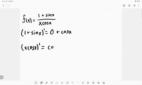 find-fprimex-fxfrac1sin-xx-cos-x