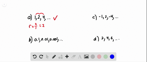 which-of-the-following-sequences-is-not-a-geometric-sequence-explain-your-answer-a-124-ldots-b-01001