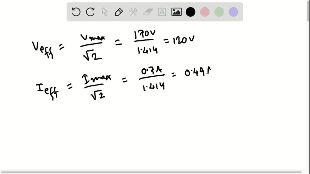 SOLVEDA generator develops a maximum voltage of 170 V. a. What is the
