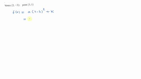 find-a-function-f-whose-graph-is-a-parabola-with-the-given-vertex-and-that-passes-through-the-given-