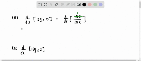 find-beginarraylltext-a-fracdd-xleftlog-_x-eright-text-b-fracdd-xleftlog-_x-2rightendarray