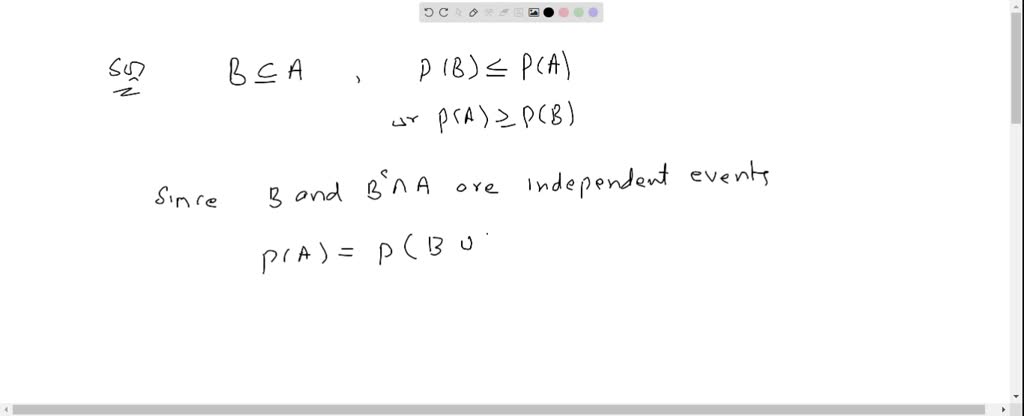 SOLVED:Let A And B Be Down-sets Of P . Prove That A