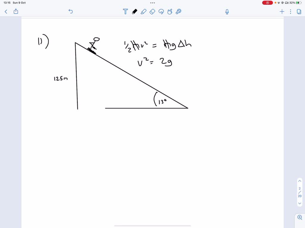 SOLVED:(I) A novice skier, starting from rest, slides down a ...