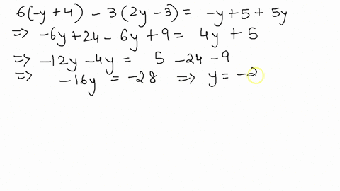 solve-the-equation-and-check-the-solution-6-y4-32-y-3-y55-y