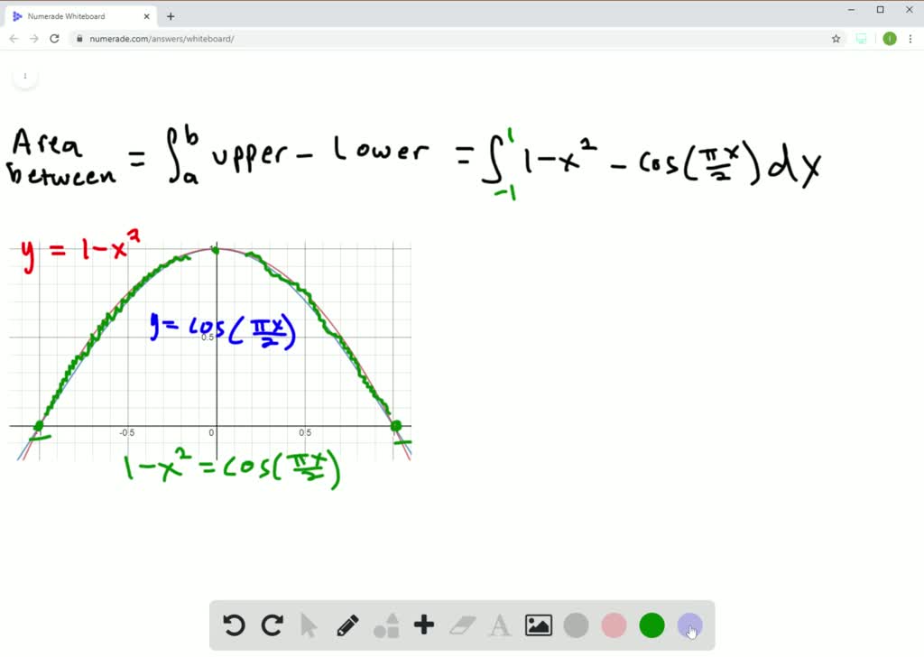 SOLVEDFind the areas of the regions enclosed by the lines and curves