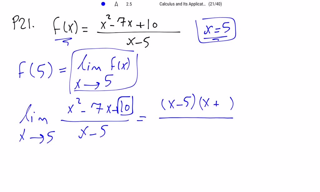 SOLVED:If possible, define f(x) at the exceptional point in a way that ...